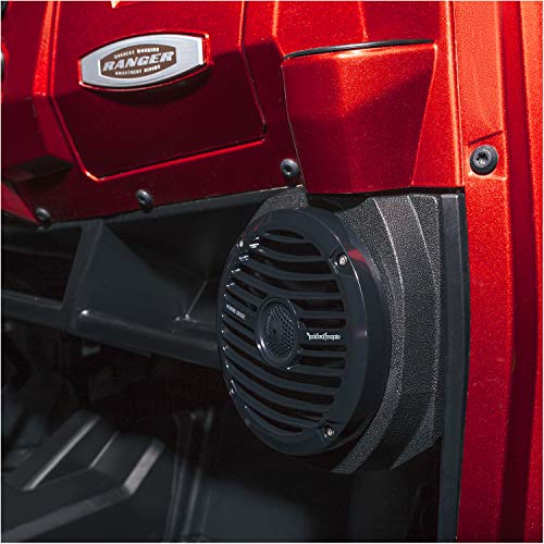 Rockford Fosgate RNGR-STAGE3 400 Watt Stereo, Front Lower Speaker, and Subwoofer Kit for Select 2015-2018 Polaris Ranger Models Rockford Fosgate RNGR-STAGE3 400 Watt Stereo, Front Lower Speaker, and Subwoofer Kit for Select 2015-2018 Polaris Ranger Models